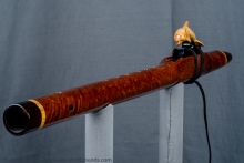 Redwood Burl Native American Flute, Minor, Mid G-4, #J27J (6)